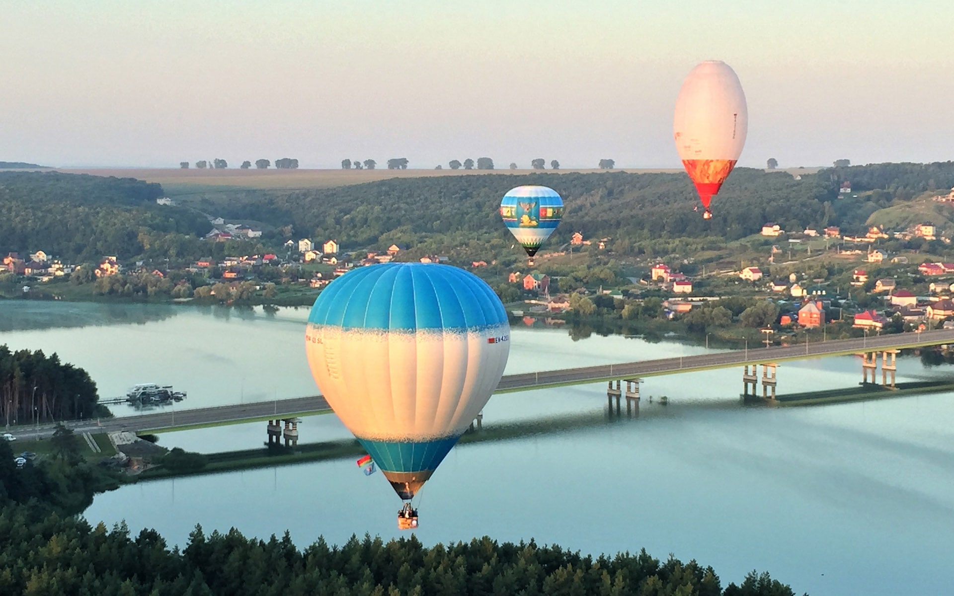 Полёты на воздушном шаре в Славгороде 